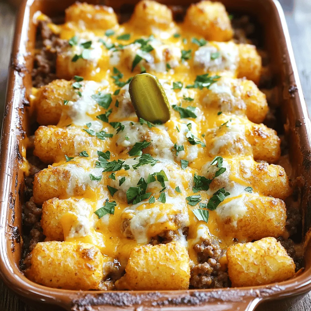 Cheeseburger Tater Tot Casserole Flavorful Family Meal