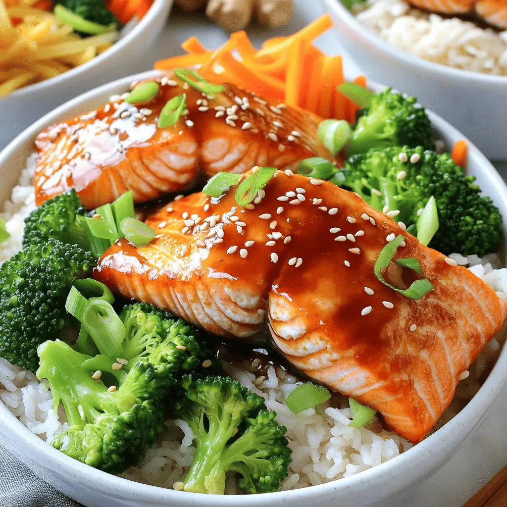 Teriyaki Salmon Rice Bowls Flavorful and Easy Recipe