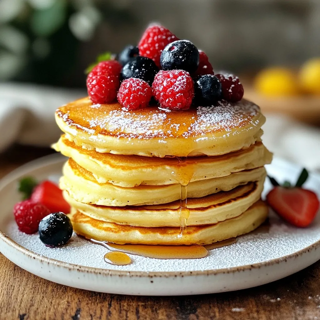 Greek Yogurt Pancakes Soft and Satisfying Delight