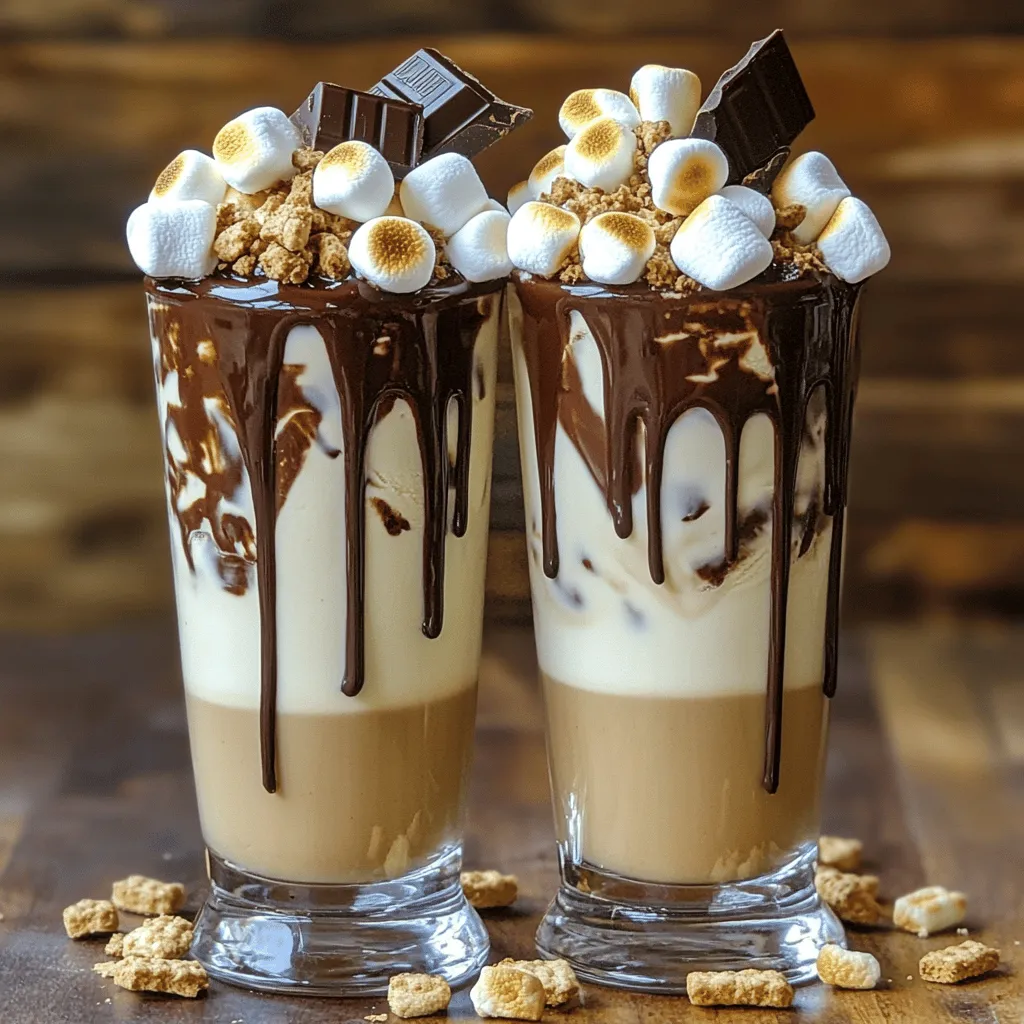 S&#8217;mores Milkshake Delight Recipe