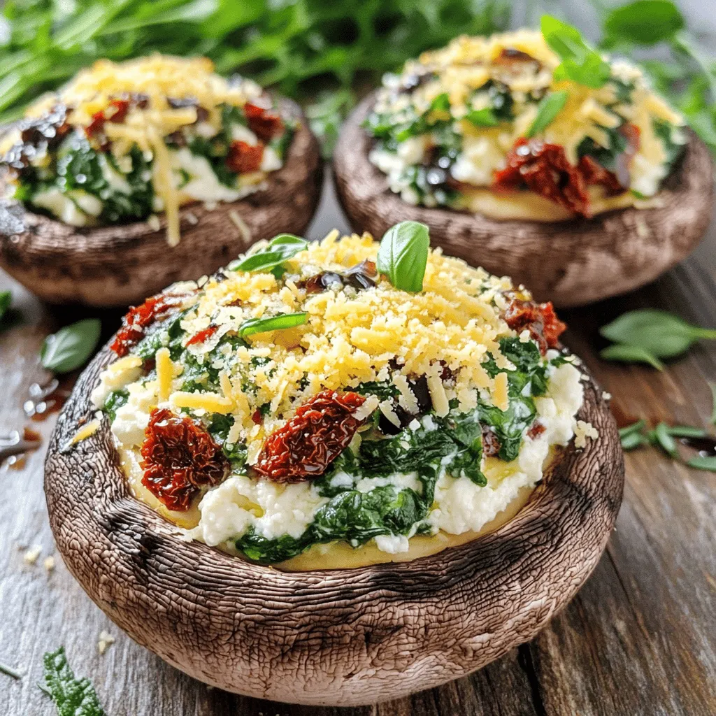 Tuscan Stuffed Mushroom Caps: A Culinary Delight