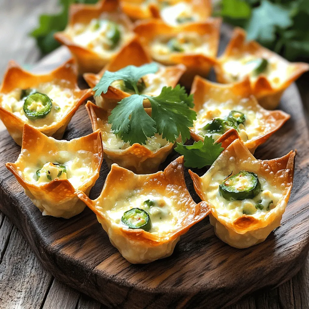 Jalapeño Popper Wonton Cups: A Flavorful Appetizer Delight
