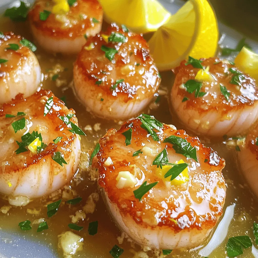 Lemon Garlic Butter Scallops Savory and Simple Dish