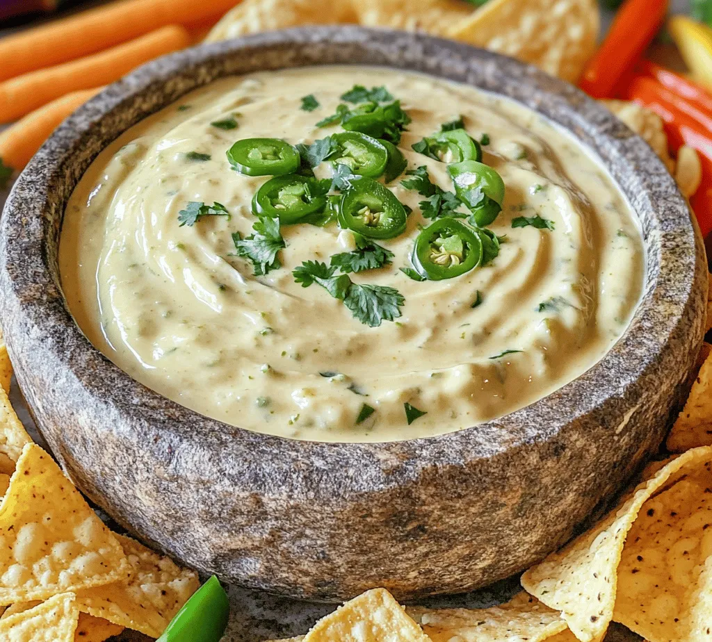The Creamy Jalapeno Dip is not just another appetizer; it
