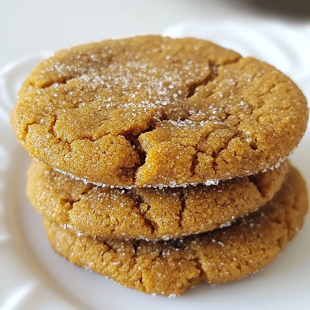 Chewy Ginger Molasses Cookies Easy and Delicious Treat