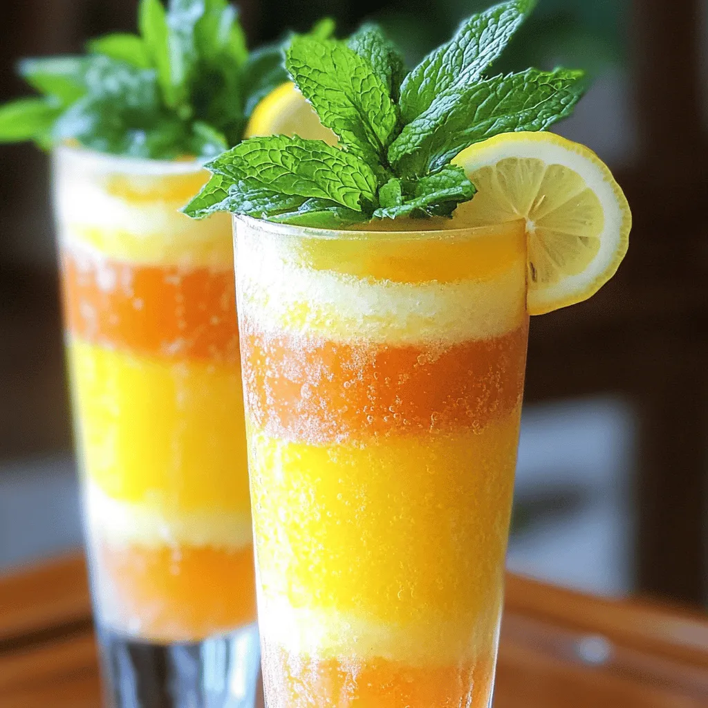The Easiest Frozen Peach Lemonade Recipe Refreshing Drink