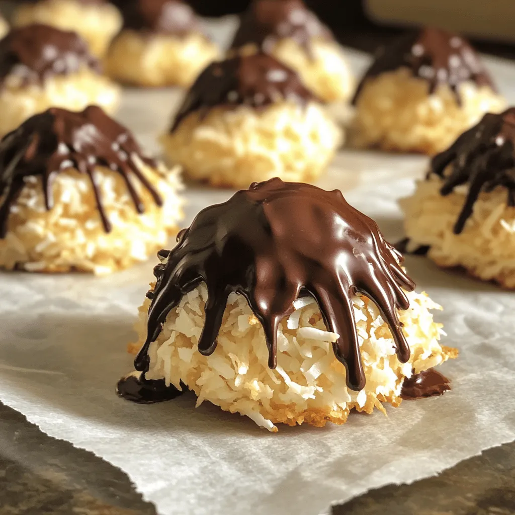 Chocolate Coconut Macaroons Simple and Tasty Treat