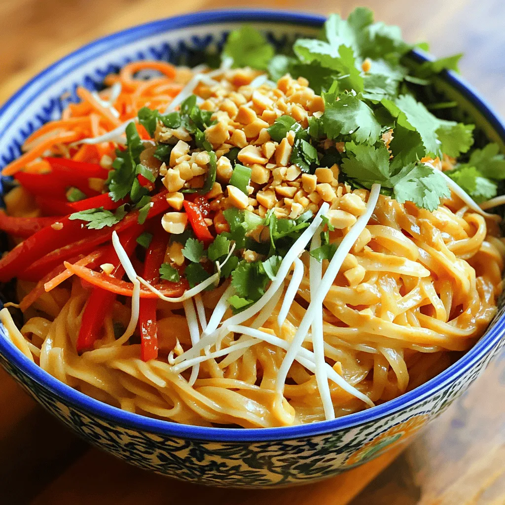 Spicy Thai Peanut Noodles Flavorful and Simple Meal