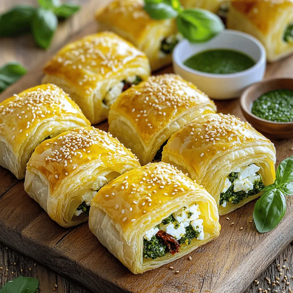 Pesto Feta Rolls – A Delightful Culinary Experience
