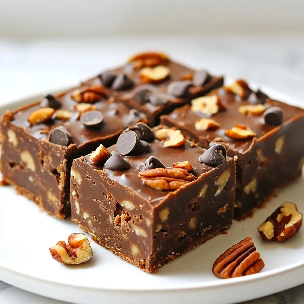 Maple Pecan Fudge Bars Delightful and Simple Treat