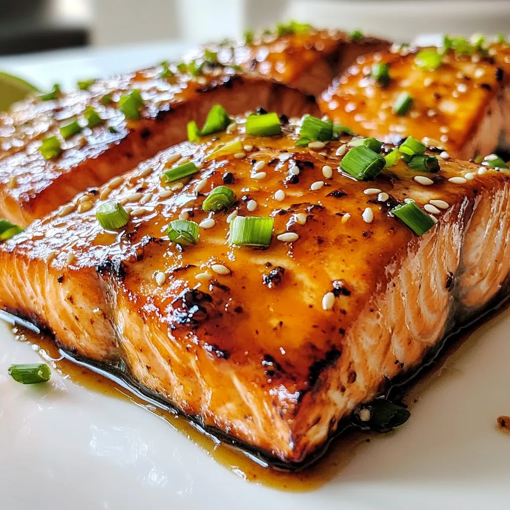 Sriracha Honey Glazed Salmon Tasty and Simple Recipe