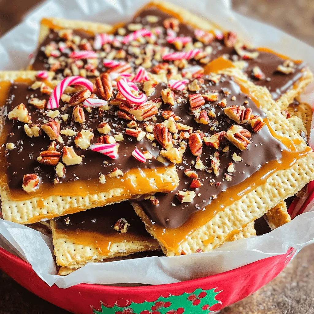 To make Christmas crack, you need a few key ingredients. Each one plays a special role in creating this sweet and salty treat.
