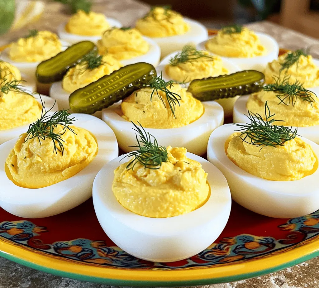 In the world of appetizers, few dishes capture the essence of comfort and nostalgia quite like deviled eggs. These flavorful bites are a staple at picnics, parties, and family gatherings, often evoking fond memories of family recipes passed down through generations. Their creamy texture, coupled with a variety of flavor combinations, has made them a beloved choice for many. While the classic version of deviled eggs is certainly delicious, we’re here to elevate this timeless favorite by infusing it with the tangy goodness of dill pickles. The result is a delightful Dill Pickle Deviled Eggs recipe that not only offers a unique twist on a beloved classic but is also simple to prepare, making it an ideal choice for any occasion.