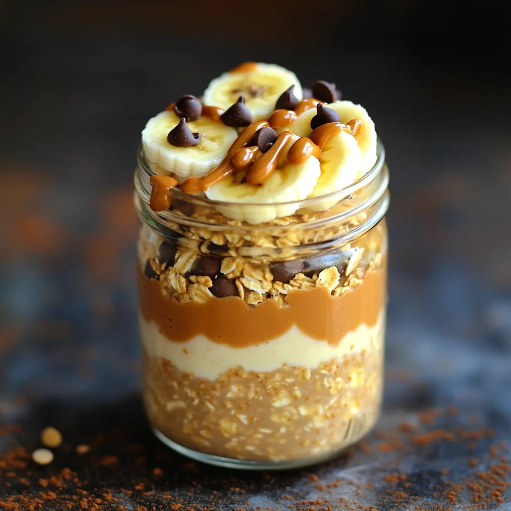Peanut Butter Cookie Dough Overnight Oats Delight