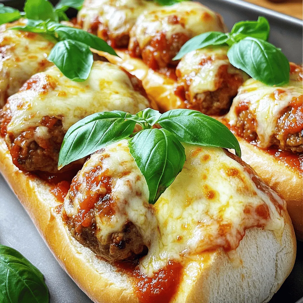 Homemade Savory Meatball Subs Delightful Dinner Idea