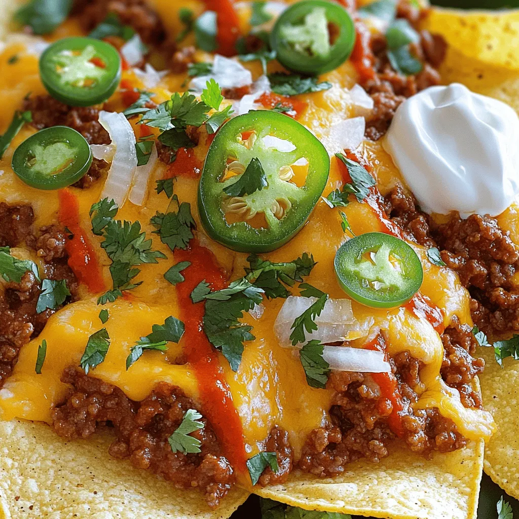 Sloppy Joe nachos combine classic flavors of sloppy joes with crunchy tortilla chips. This dish makes a great party food idea or a fun family dinner. Kids and adults love them alike.