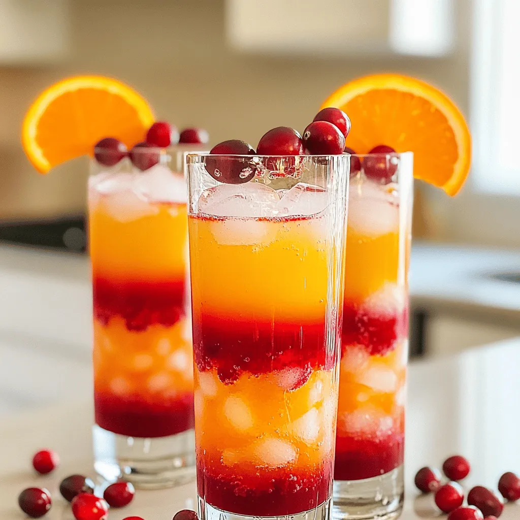 Cranberry Sunrise Mocktail: A Refreshing Twist on Classic Beverages