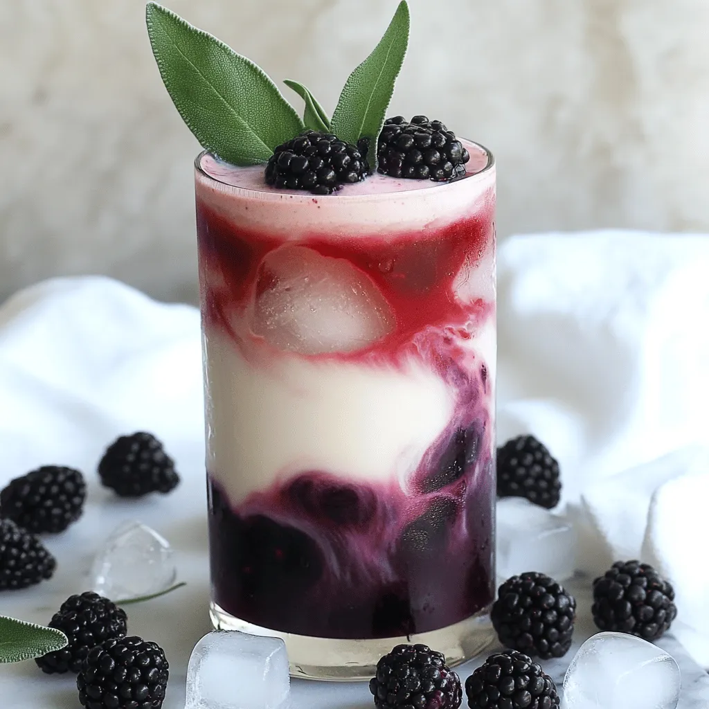 Blackberry Sage Iced Tea Latte Refreshing Recipe Guide