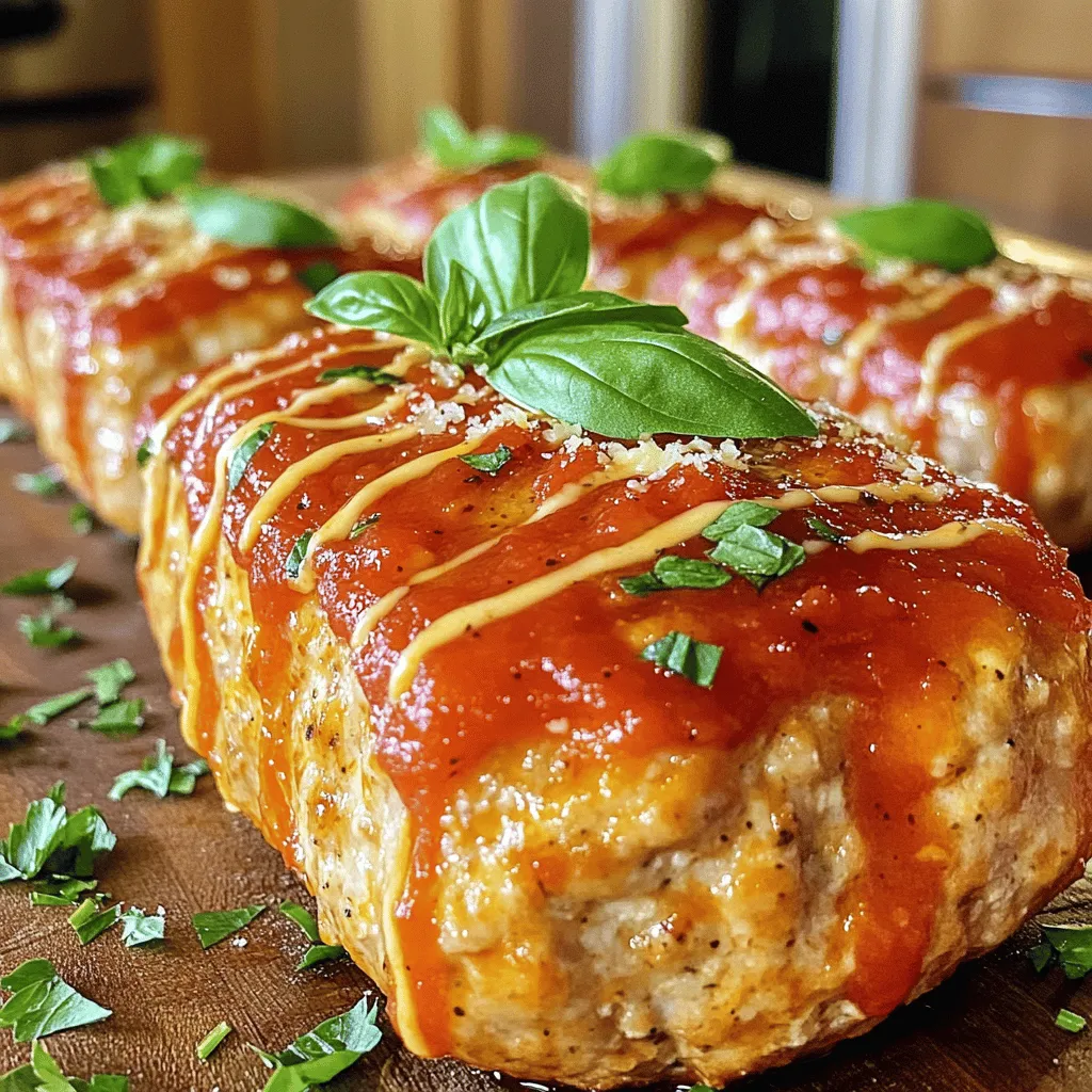 Garlic Parmesan Chicken Meatloaves Flavorful and Easy