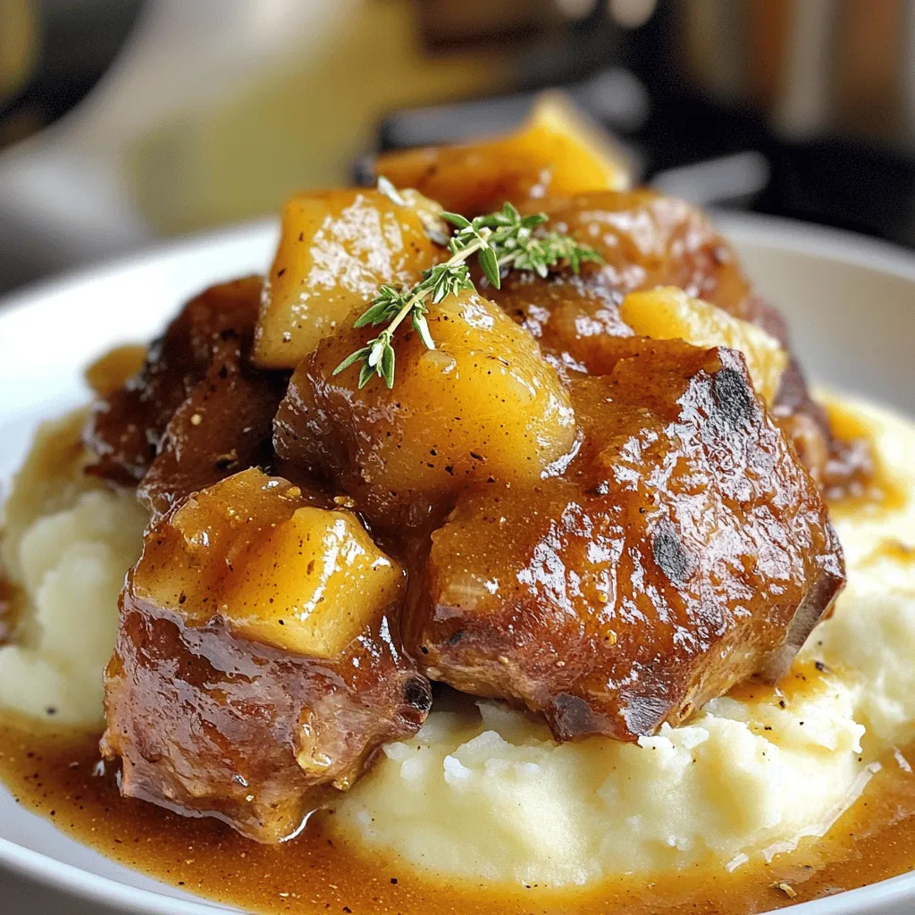 Apple Cider Braised Pork Shoulder Flavorful Delight