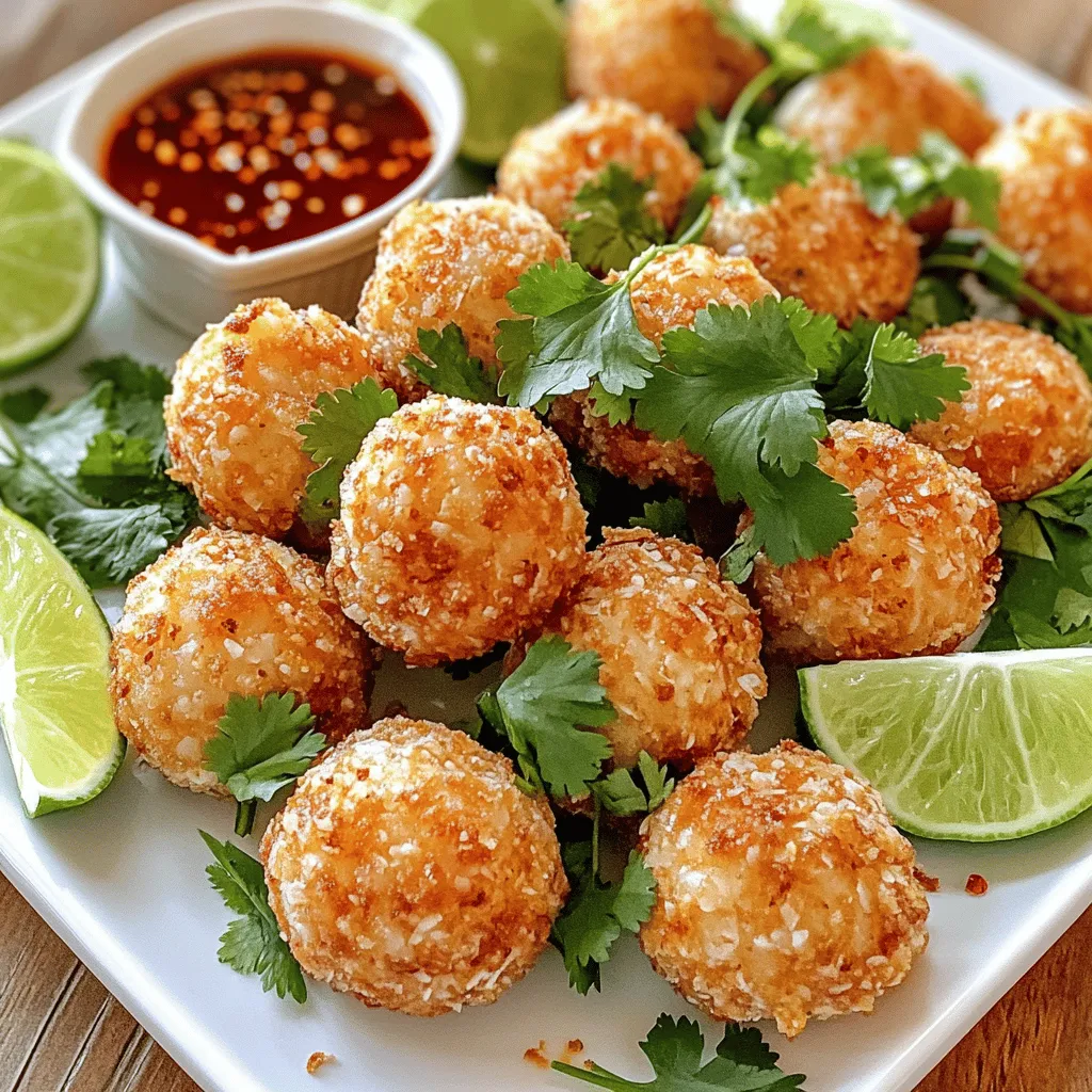 Crispy Shrimp Balls with Sweet Chili Sauce Delight