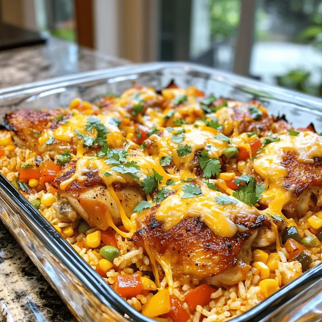 Spicy Chicken and Rice Bake Flavorful Dinner Delight