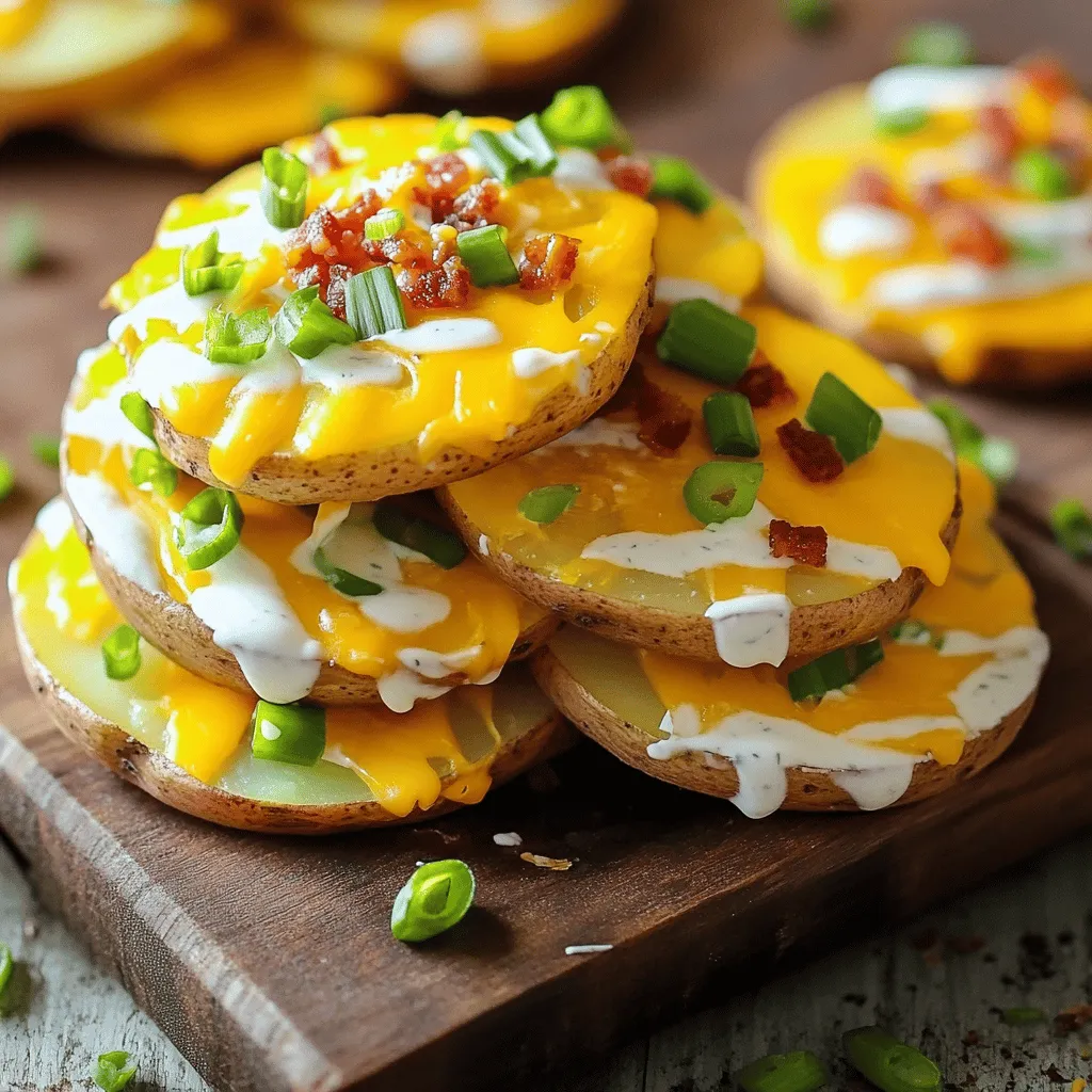 Loaded Potato Slices Delightful Snack for Everyone