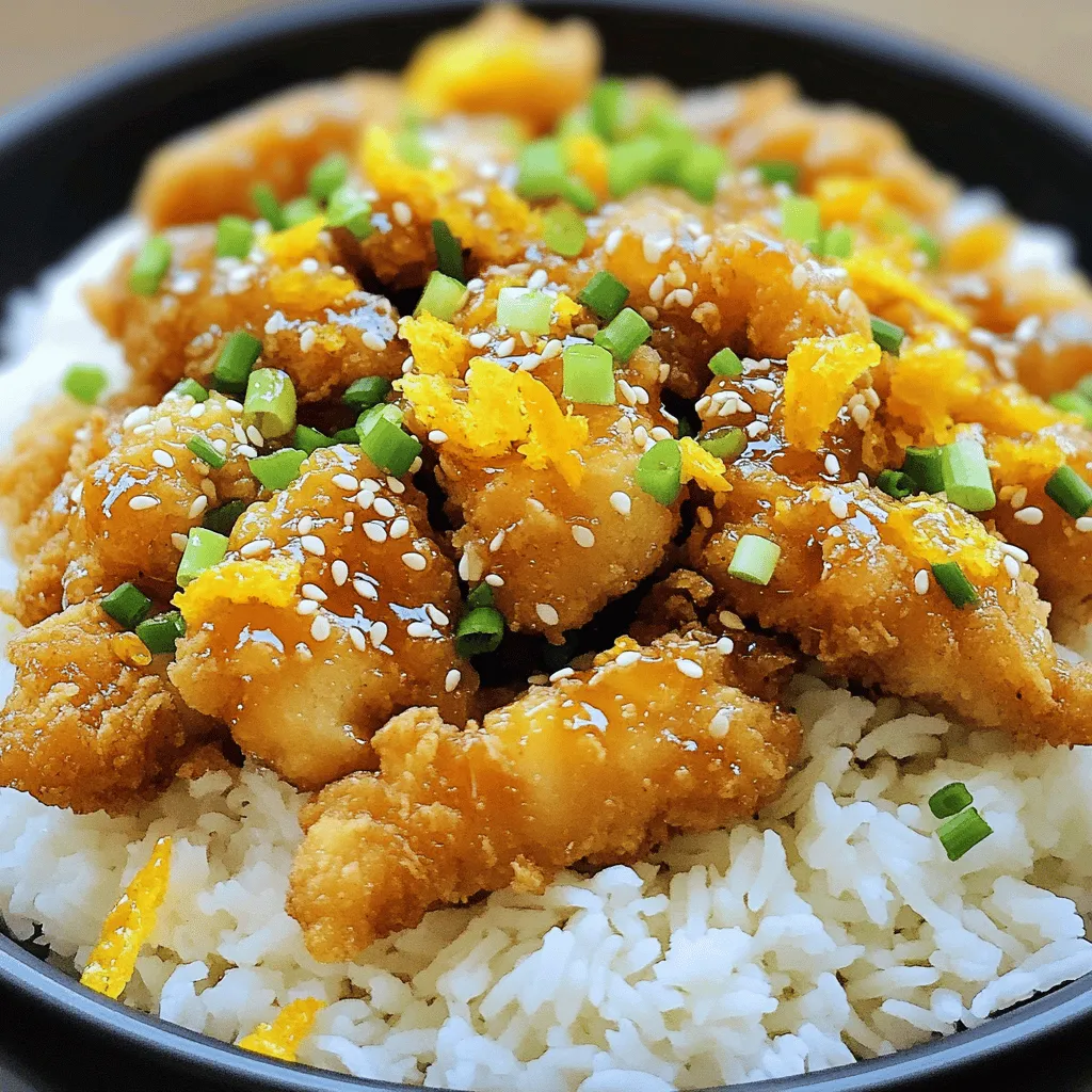 To make Panda Express Orange Chicken at home, you need the right ingredients. These ingredients create the dish
