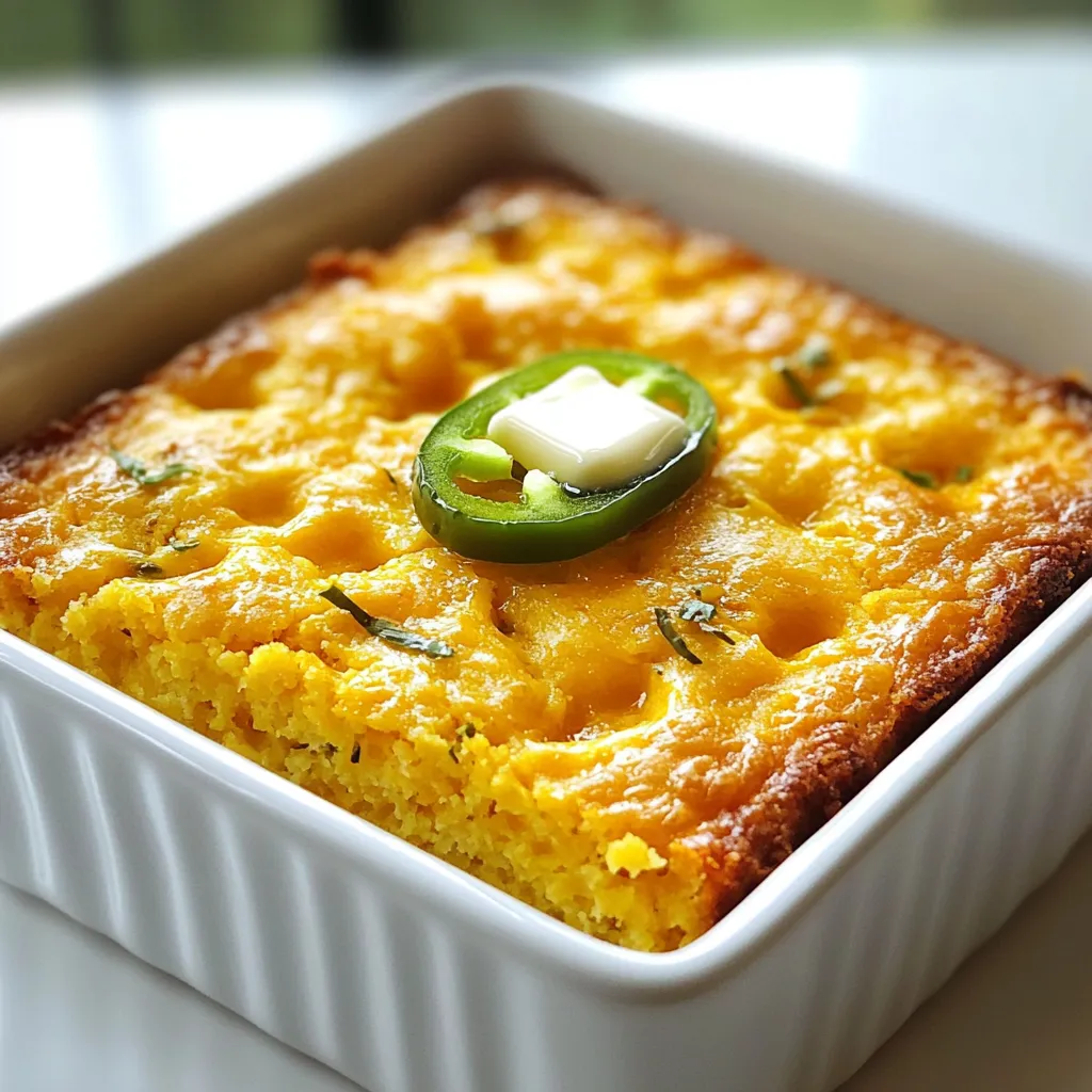 Jalapeño Cheddar Cornbread Flavorful Comfort Recipe