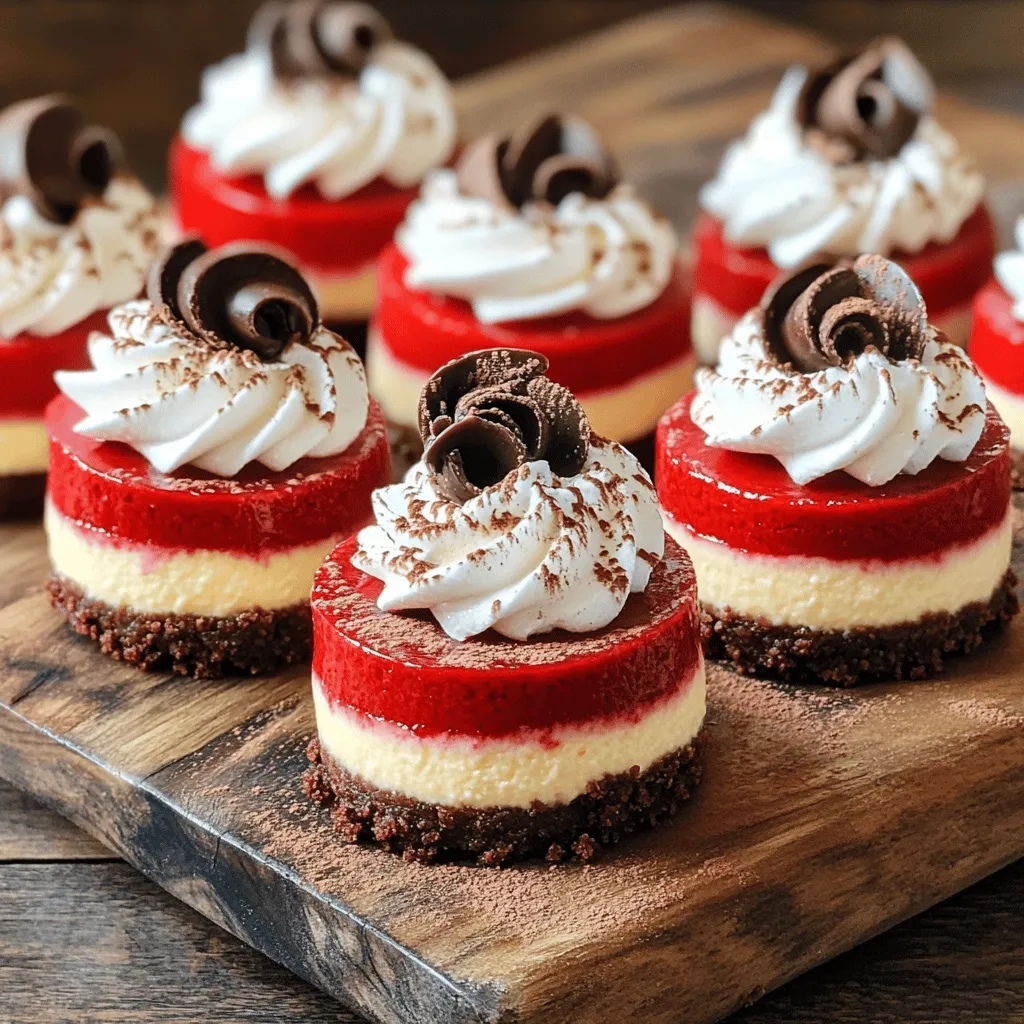 Mini Red Velvet Cheesecake Irresistible Dessert Delight