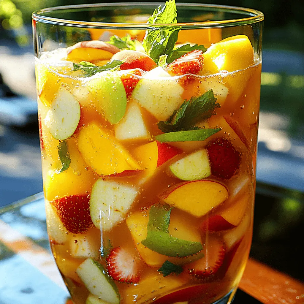 White Sangria Delight Fruity and Refreshing Recipe