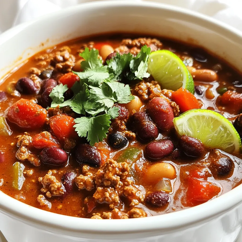 Beef &#038; Bean Chili (Slow Cooker) Simple and Satisfying