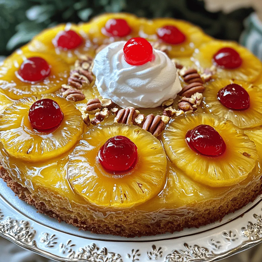 Tropical Delight Pineapple Upside Down Cake Recipe