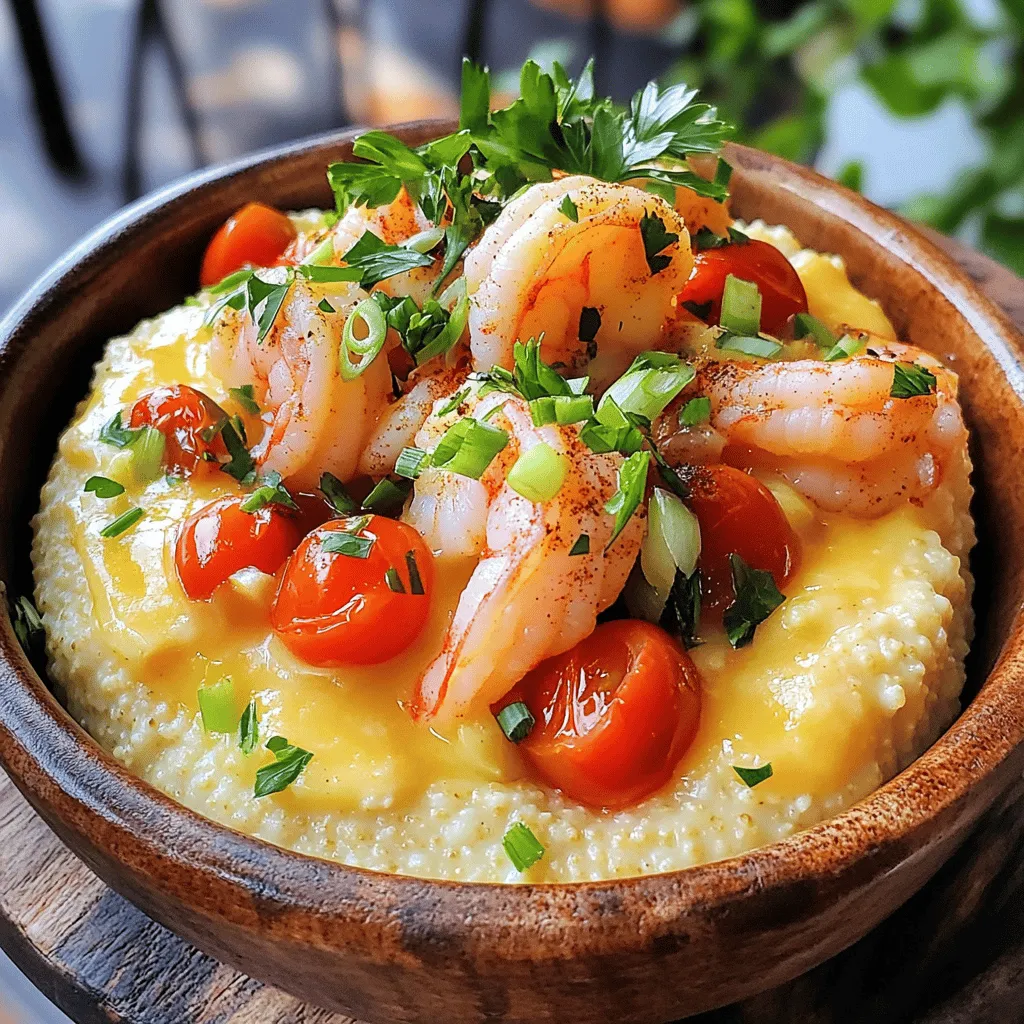 Savory Shrimp and Grits Delightful Southern Flavor