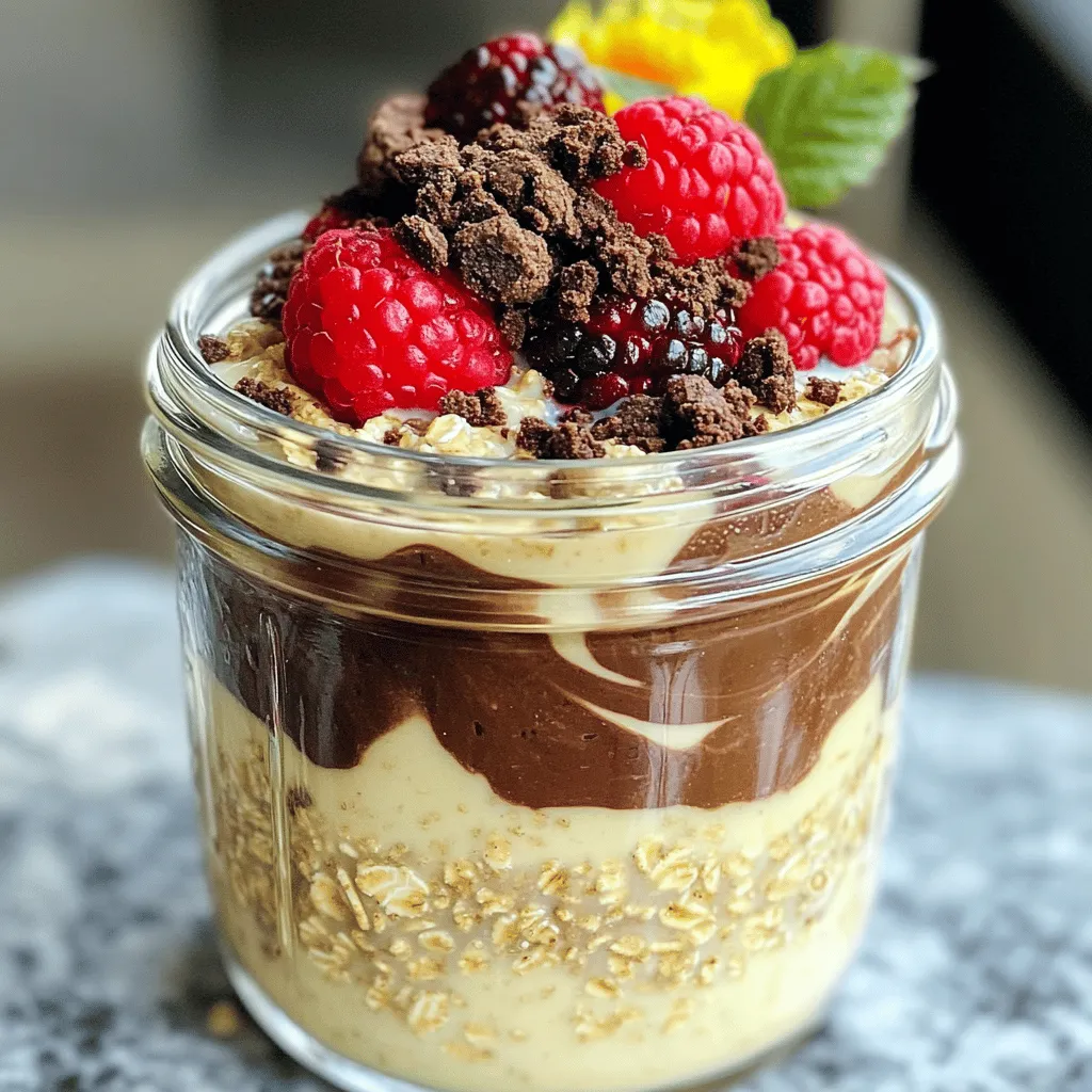 Protein Cookies &#038; Cream Overnight Oats Delight
