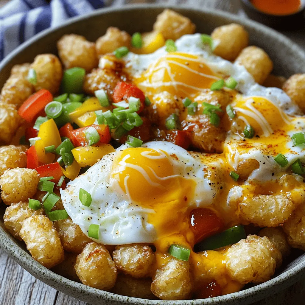 Tater Tot Breakfast Bowl Hearty and Satisfying Meal