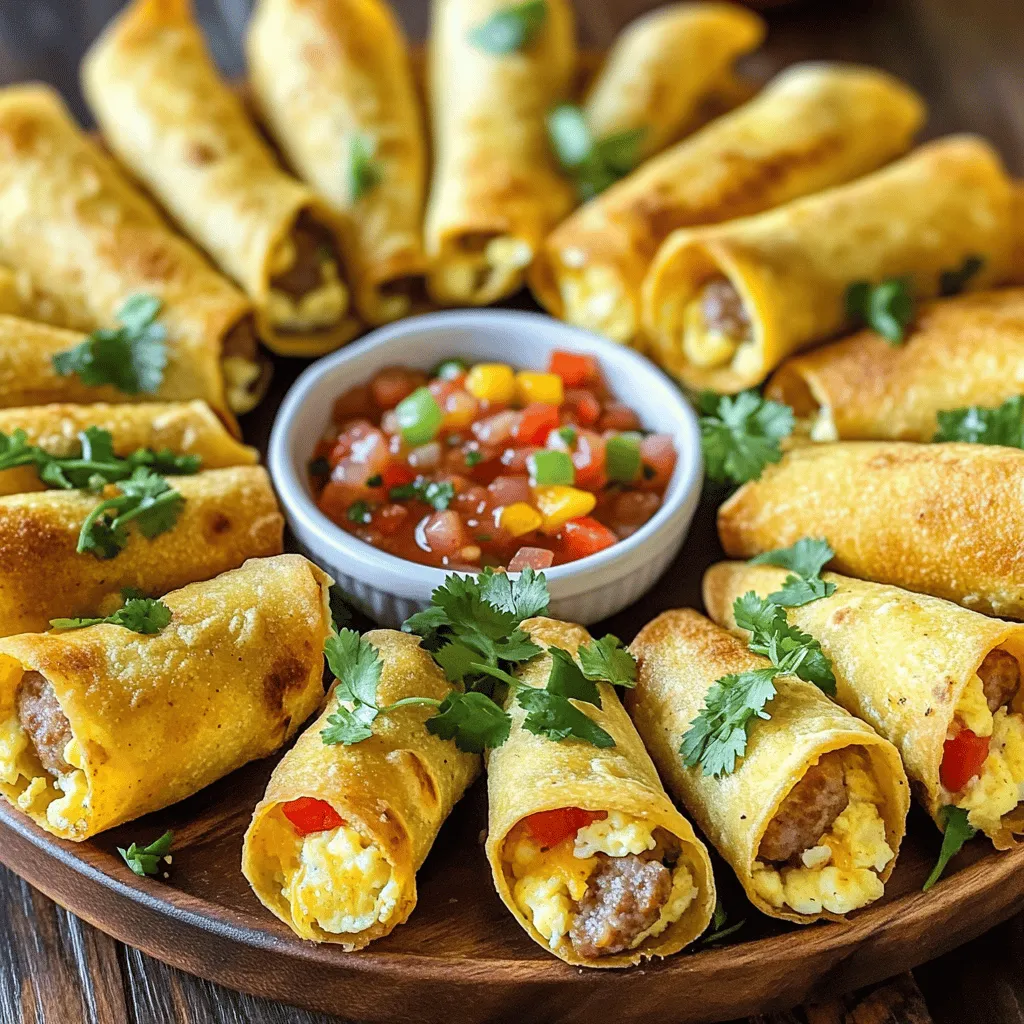 Air Fryer Breakfast Taquitos Crispy and Flavorful Start