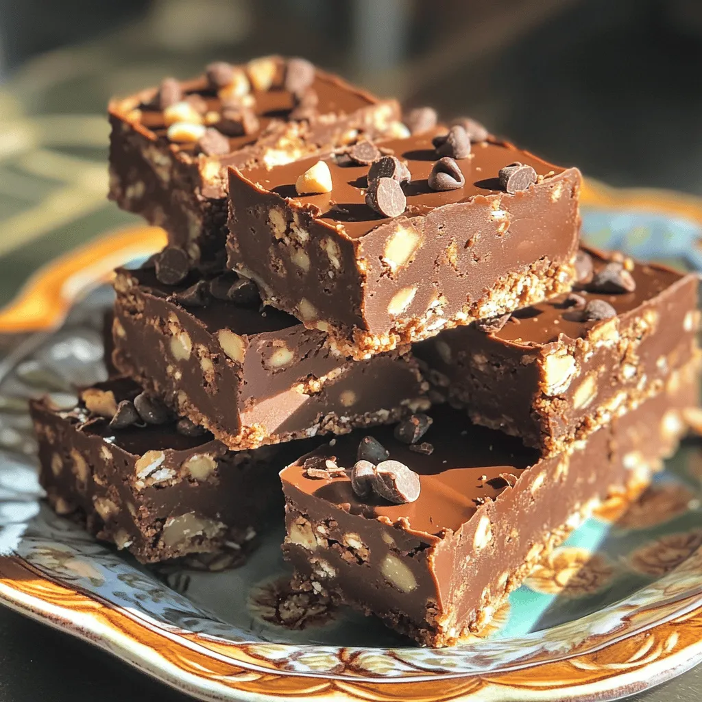 No-Bake Chocolate Oat Bars Delicious and Simple Treat