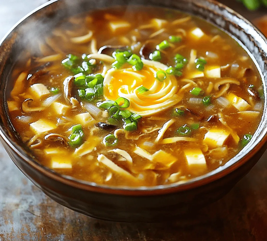 Discover the perfect balance of flavors with our Easy Hot and Sour Soup recipe. This comforting dish is a staple in many Asian cuisines, renowned for its unique combination of tangy, spicy, and savory notes. A bowl of hot and sour soup can warm your soul, making it an ideal choice for chilly days or as a flavorful starter for any meal. Not only is it simple to prepare, but it is also packed with nutrients, providing a wholesome dish that satisfies both the palate and the body.