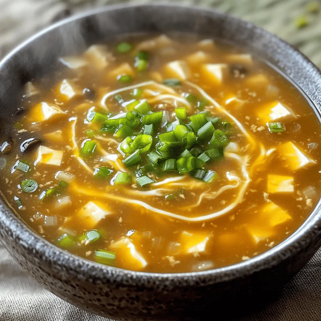 Tangy Delight: Easy Hot and Sour Soup Recipe