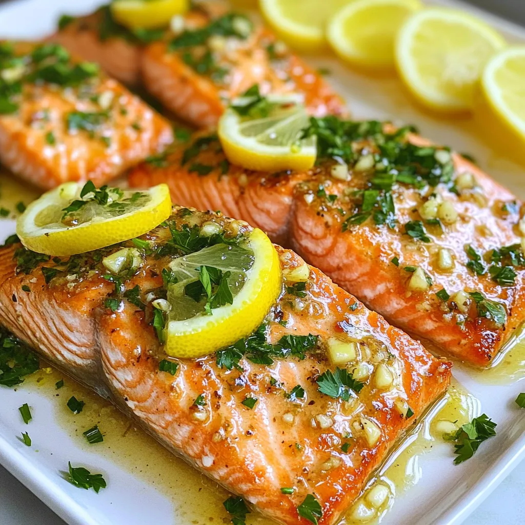 Garlic Butter Lemon Salmon Tasty and Easy Recipe