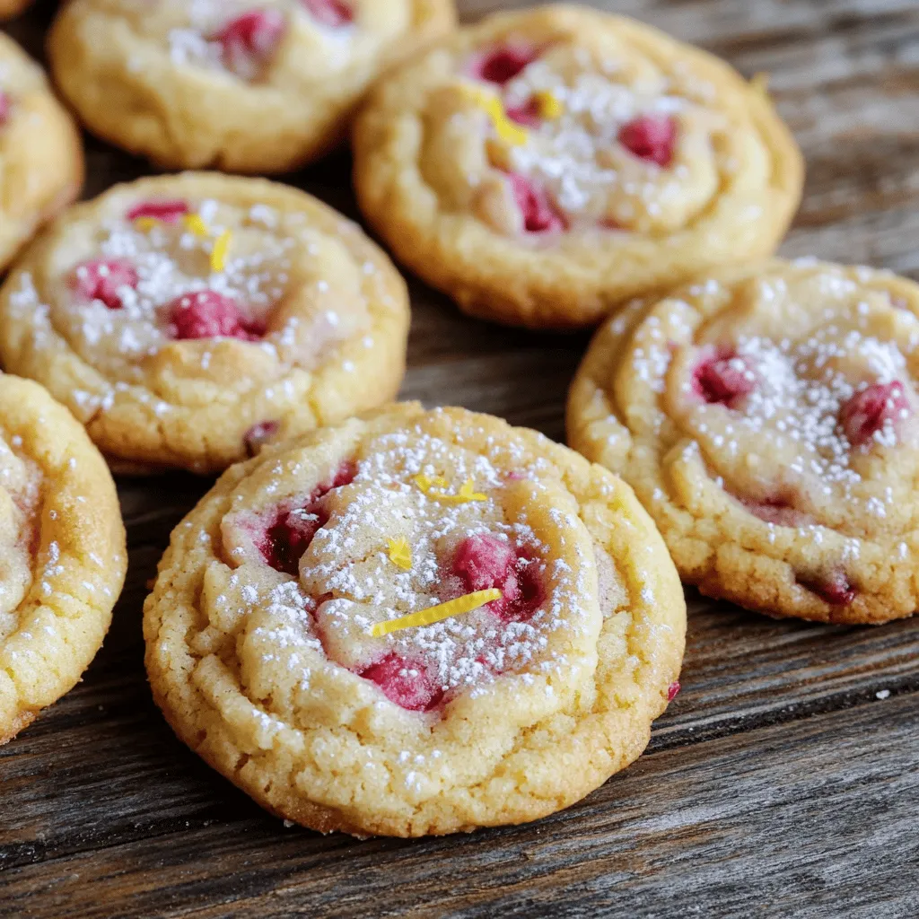 To make lemon raspberry cookies, you need simple ingredients. Here’s a list of what you will need: