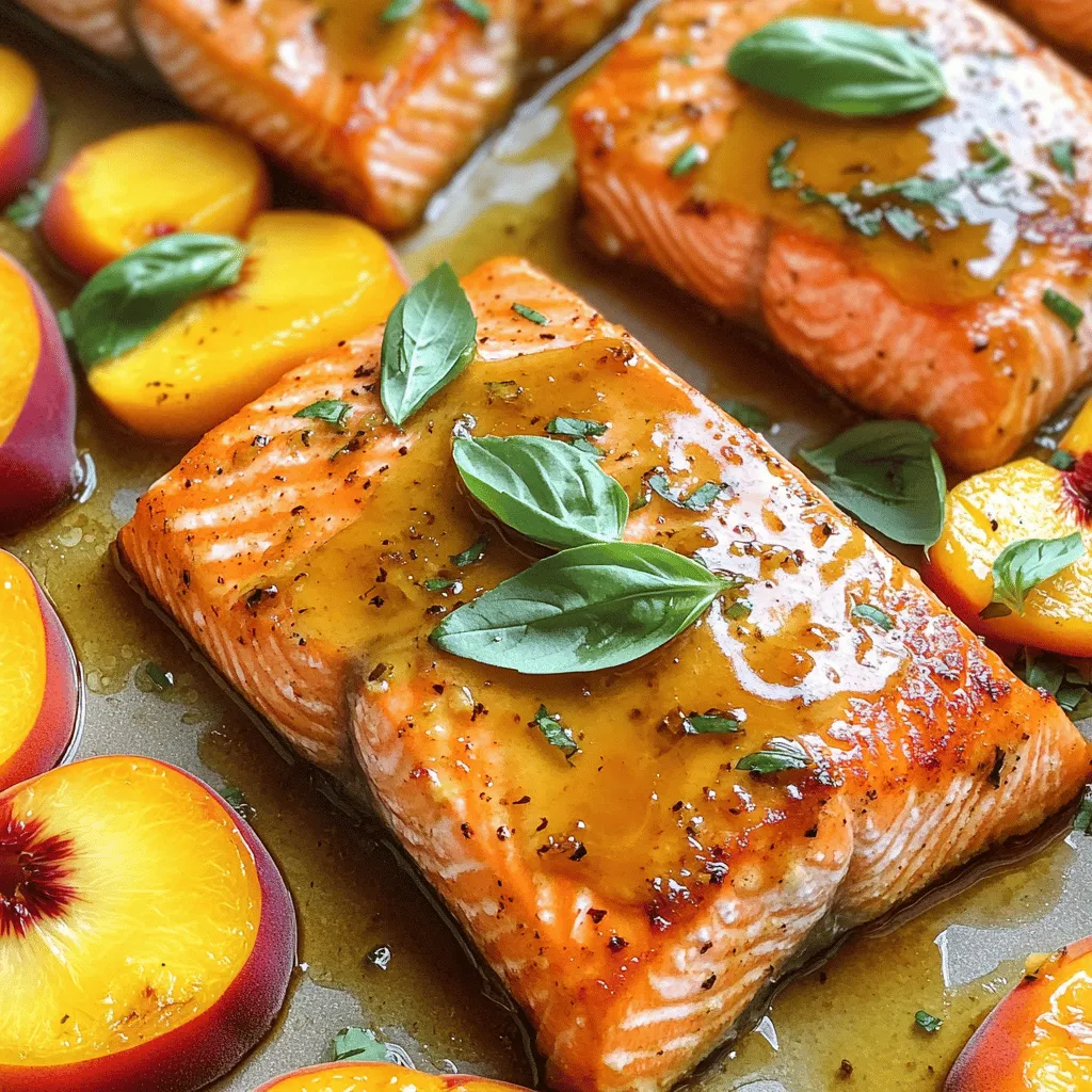 Bourbon Peach Roasted Salmon: A Flavorful Culinary Delight