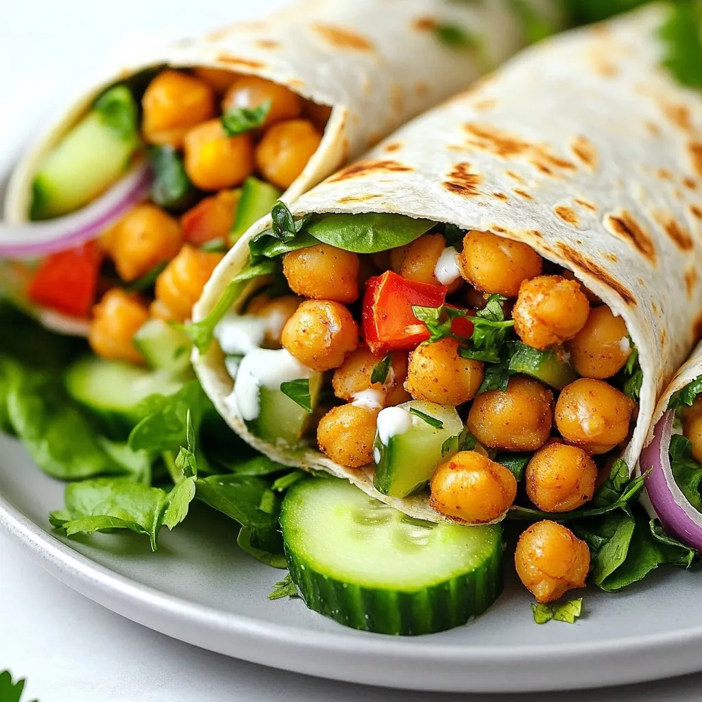 Chickpea Shawarma Wraps Flavorful and Simple Meal