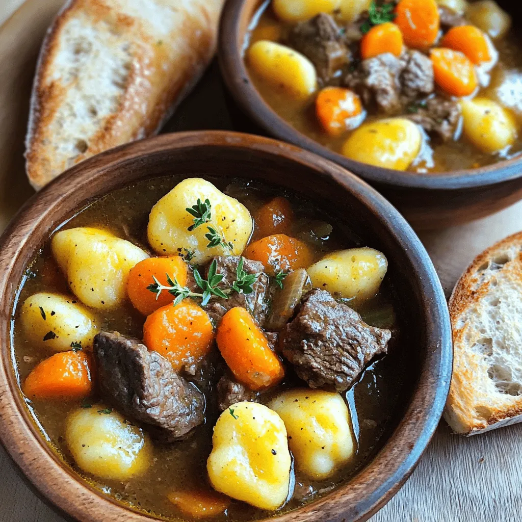Savory Potato Gnocchi Beef Stew for Cozy Meals