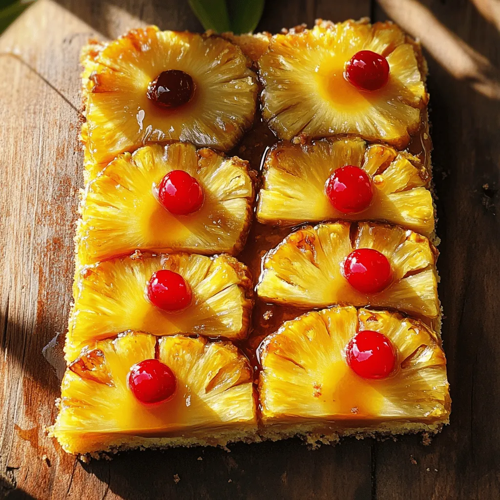To make the best pineapple upside down cake, you need a few key ingredients. Each one plays a big role in creating that sweet and tangy flavor.