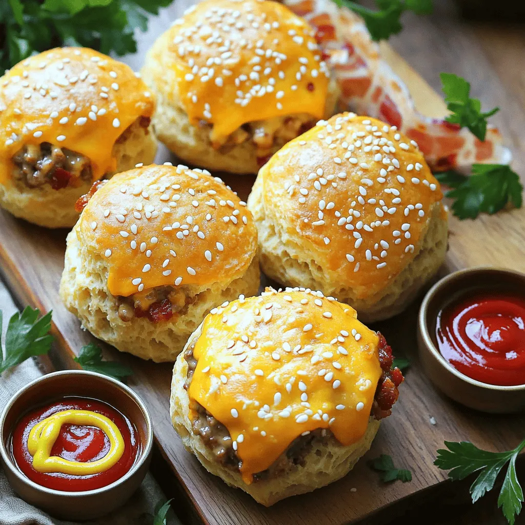 When making Beefy Bacon Cheeseburger Bombs, you need some tasty ingredients. Here’s a list that makes this dish a hit.