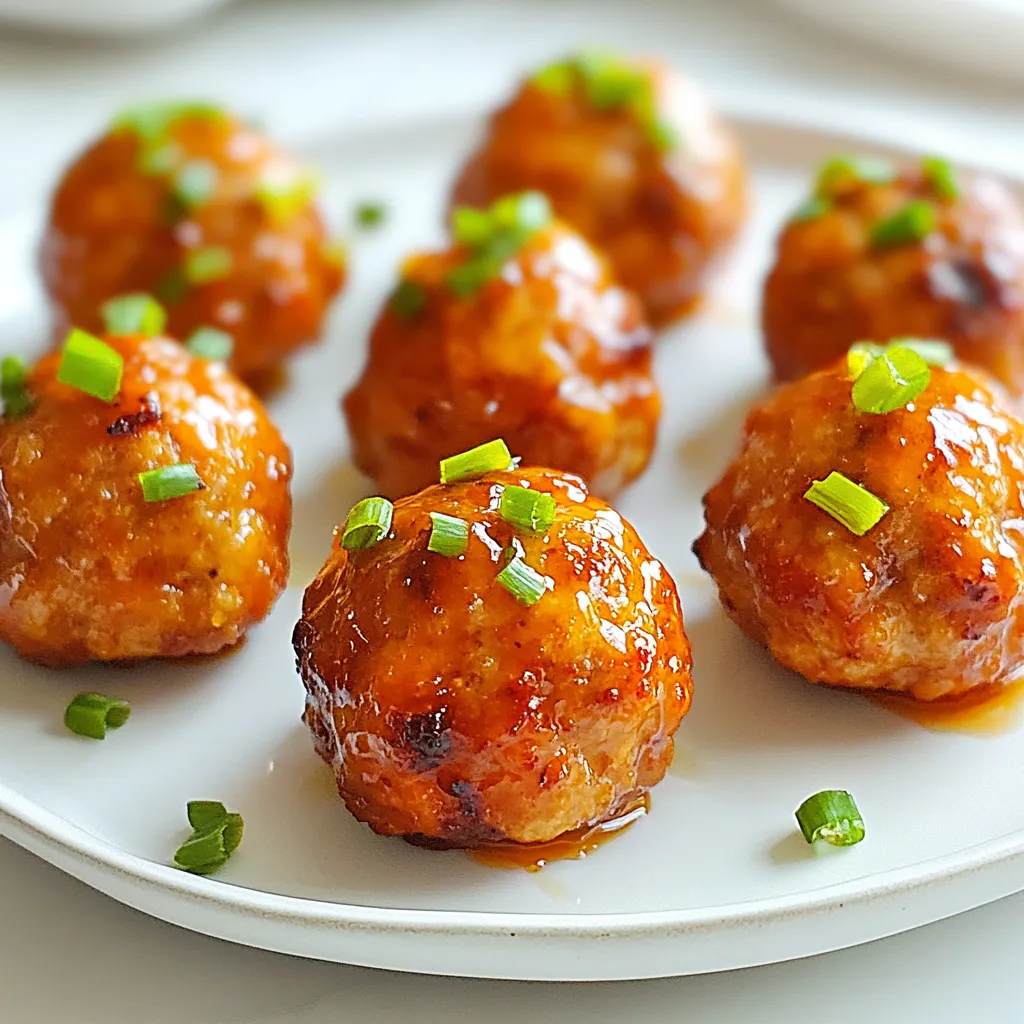 Honey Sriracha Turkey Meatballs Flavorful and Easy Meal