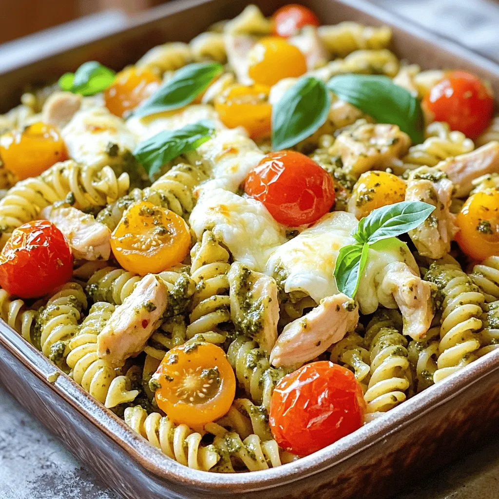 Satisfying Chicken Mozzarella Pasta Easy Dinner Recipe