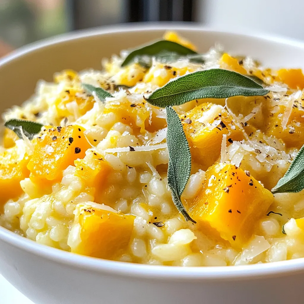 Butternut Squash Risotto Creamy and Flavorful Dish